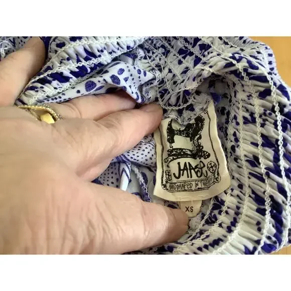 JAASE BOHO ENDLESS SUMMER HALTER MAXI DRESS XS - Picture 8 of 9